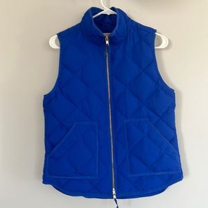 J Crew Quilted Vest Euc